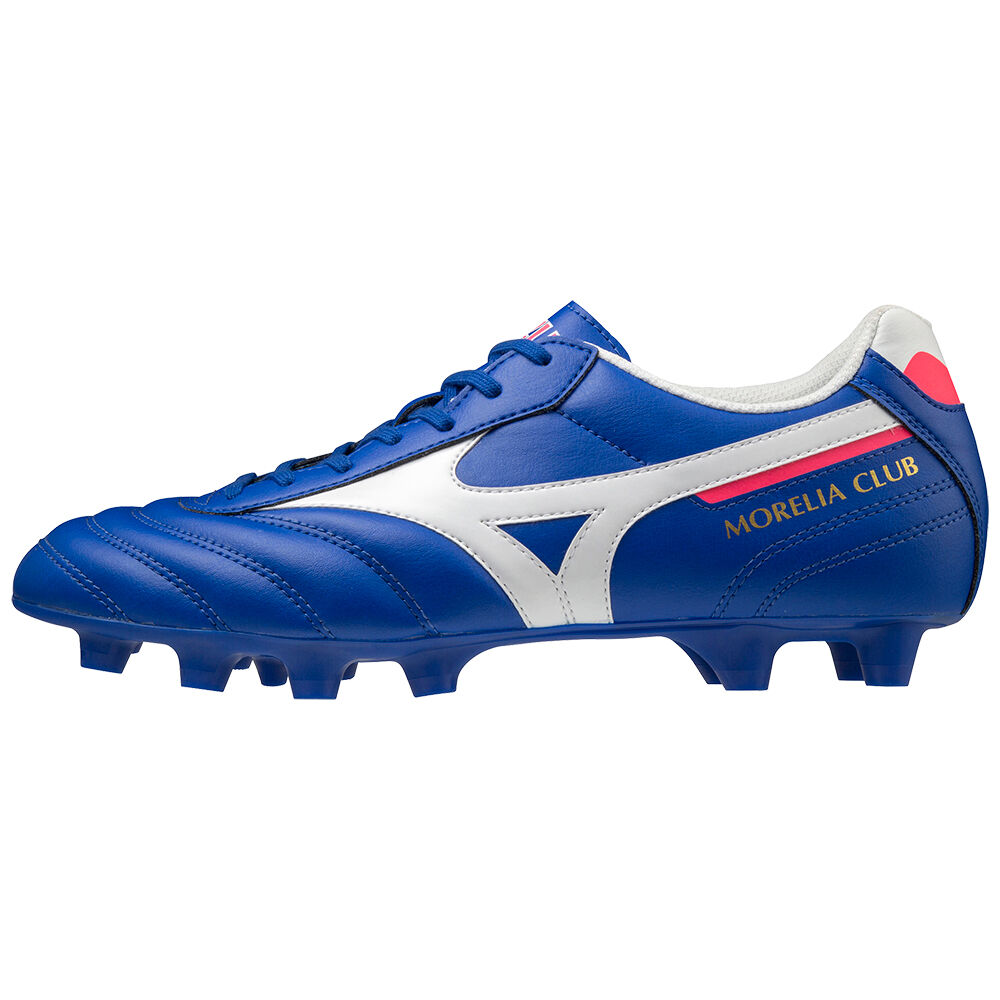 Scarpe Calcio Mizuno Morelia II Club Donna - Blu/Bianche - 93501-ECMT